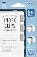 クリリン Amazon | ミドリ クリップ インデックス チラット 8個入 S